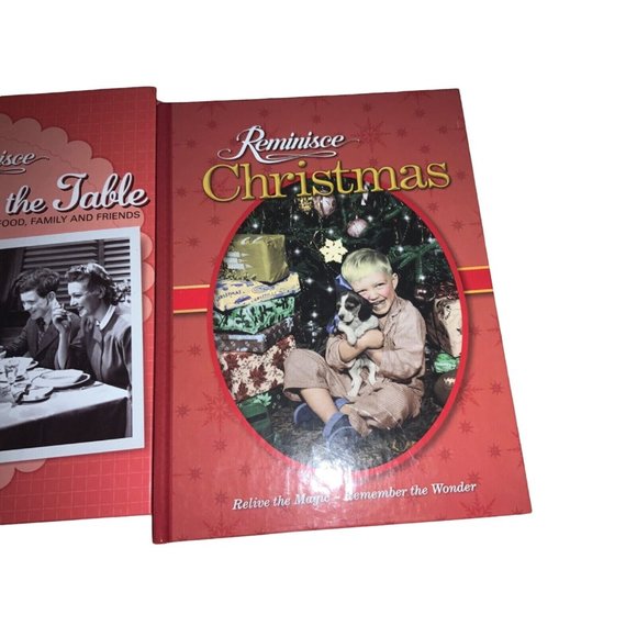 Reminisce Hardcover Books Set of 3 Christmas, Around the Table, Life in America - Picture 4 of 8